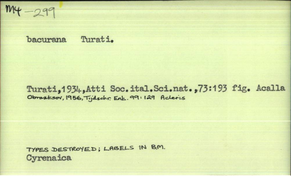 front of card